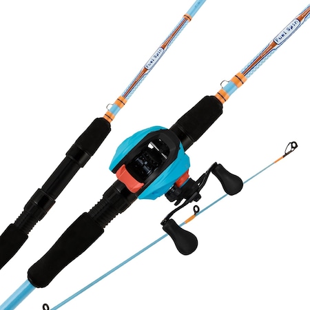 Okuma Fuel Spinning Combo, Length 6'6M, 1Bb 3000 Size Reel With Cyclonic Flow Rotor, Mono Cap 2406, 2008 FSP-662M-3000